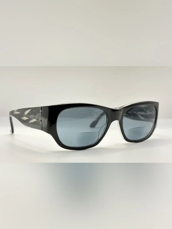 Corinne McCormack Chloe Black Oval Sunglasses Frames Only