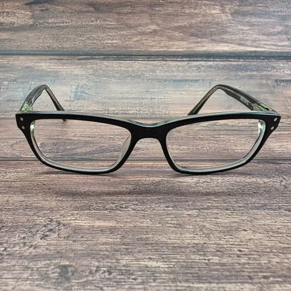 Nike Black Rectangular Eyeglasses Frames Just Do It