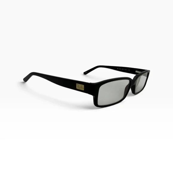 Ray-Ban RB5144 2000 Black Rectangular Eyeglasses Frames 53-15-140