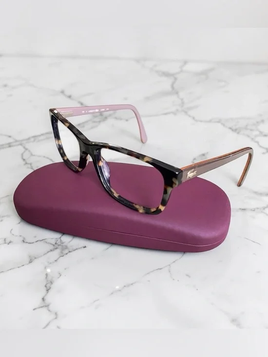 Lacoste L2746 214 Women's 54-17-140 mm Havana Eyewear Frame & Case