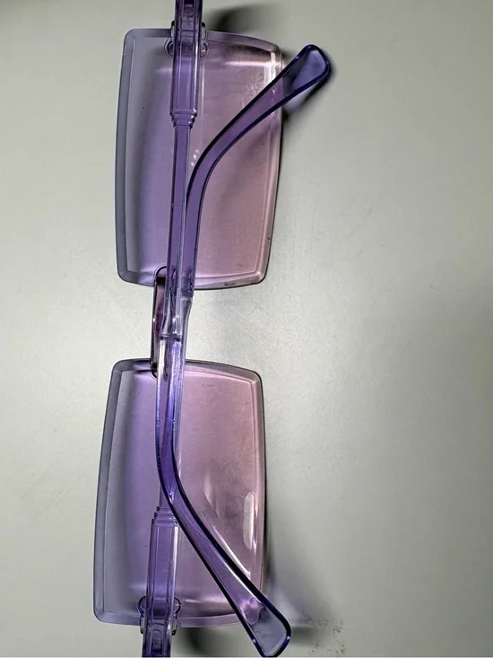 Purple Women’s Rectangular Fashion Sunglasses