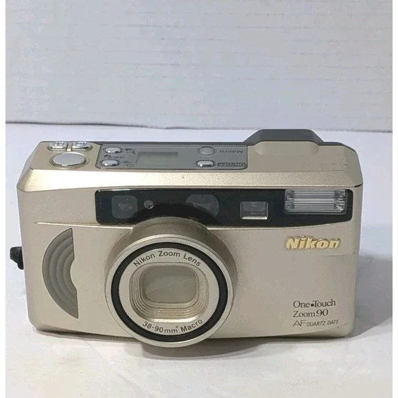 Nikon One Touch Zoom 90s AF QD Point & Shoot 35mm Film Camera - Film Tested