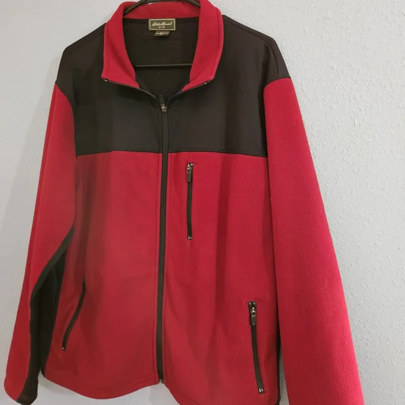 Eddie Bauer Men's Windcutter Fleece Jacket Size Xl Full‎ Zip