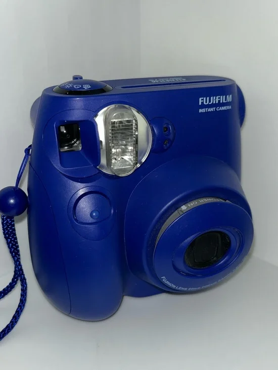 FUJIFILM Instax Mini 7S Blue Instant Print Film Camera: Works 100%
