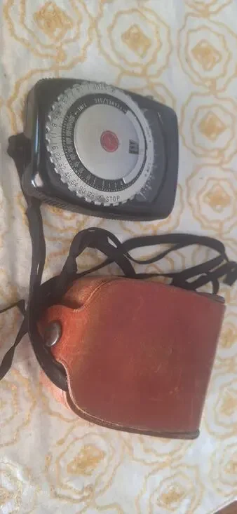 Vintage GE PR-1 Exposure Meter for Film or Plates w/ Leather Case- Repairable?