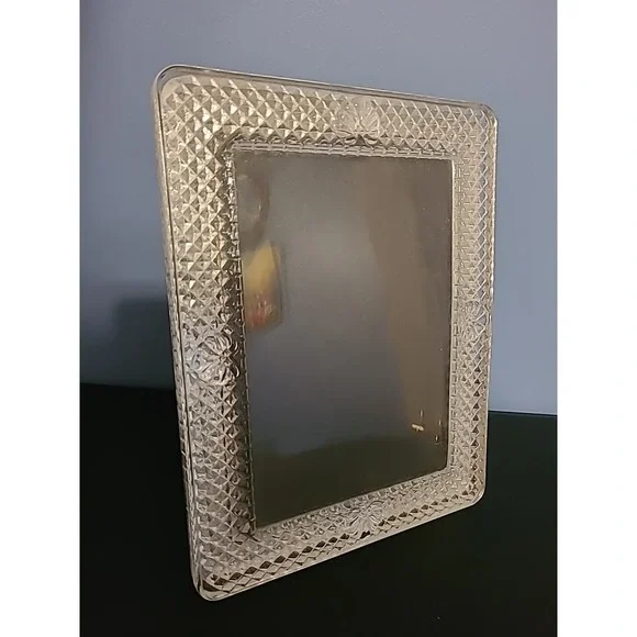 Heavy Crystal Glass Photo Frame 9 x 7 In Hold Photo 5 X‎ 7 gallery picture