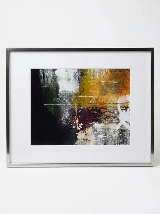 West Elm 16 x 20 Metal Gallery Wall Art Frame Polished Nickel