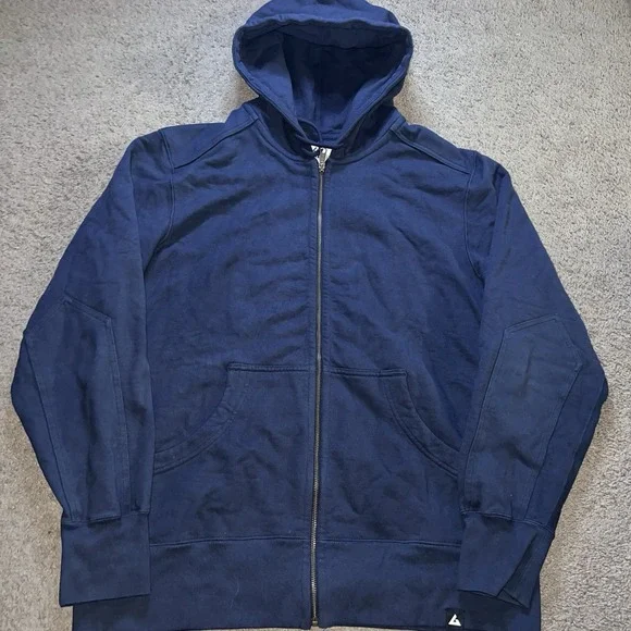 American Giant Heavyweight Full Zip Hooded Cotton Men's Jacket Size 2XL USA