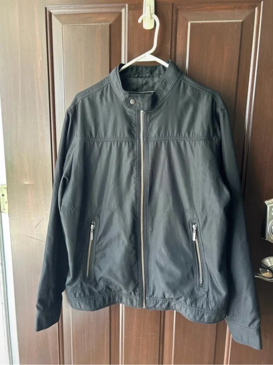 Marquise Black Zip-Up Bomber Jacket