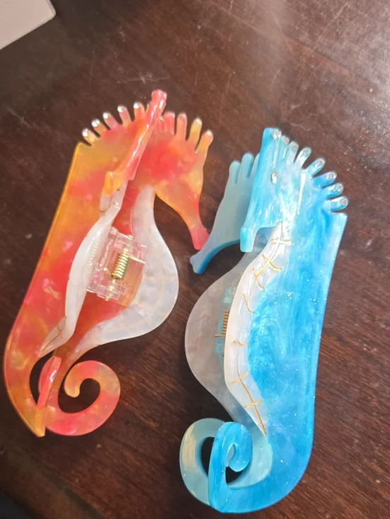 Seahorse Claw Clips