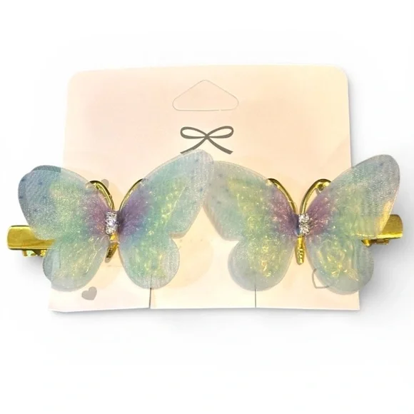 Butterfly Hair Clips New