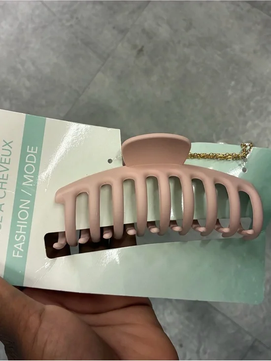 Matte Blush Pink Hair Claw Clip - Fashion/Mode