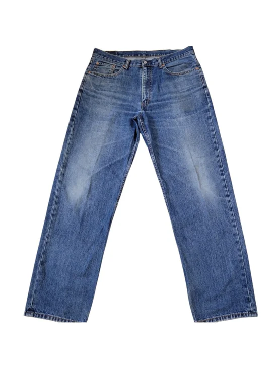 Levi's 550 Straight Leg Blue Jeans Size 38/34 Men's 100% Cotton Excellent