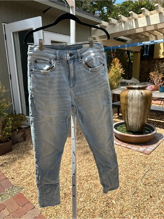 rag & bone Light Wash Cropped Ankle Jeans