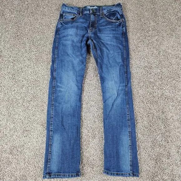 Wrangler Retro Jeans Men 30x30 Slim Straight Flex Western Cowboy Ranch Barn Work