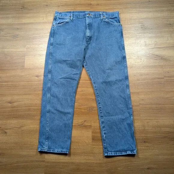 Wrangler 13MWZGK Cowboy Cut Jeans 40x30 Blue Original Fit Westerm Rigid Denim