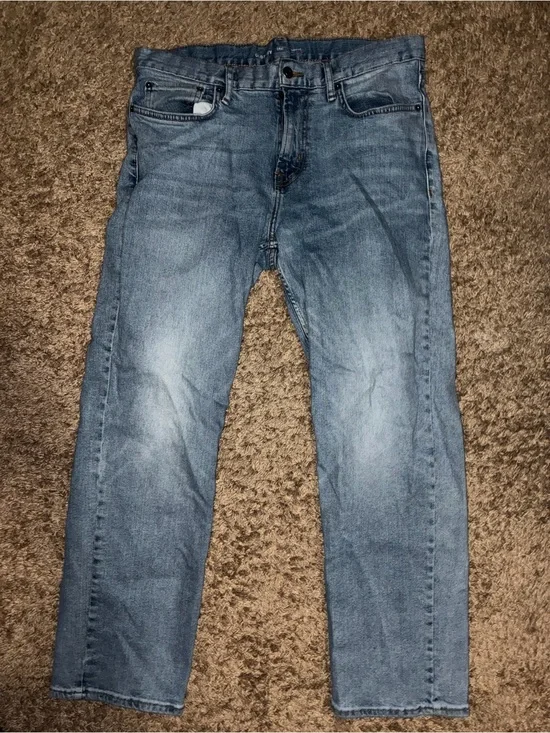 Old Navy Men's Slim Straight Light Blue Denim Jeans