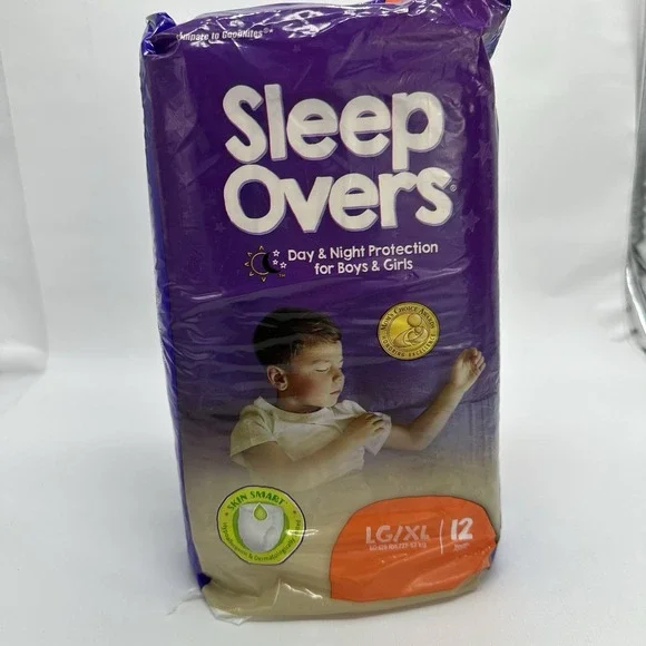 Sleep Overs By Cuties Pull Up/Underwear Large/X Large 60-125 Lbs