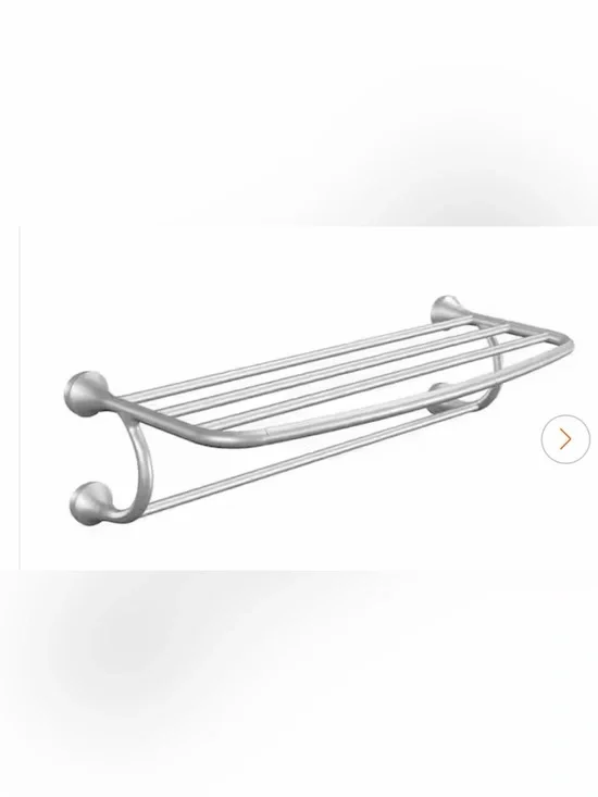 MOEN Eva Hotel-Style Bathroom Shelf in Brushe