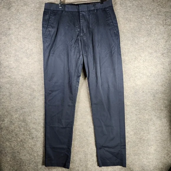 BONOBOS Weekday‎ Warrior Monday Athletic Navy Blue Chinos Dress Pants Men 34x34
