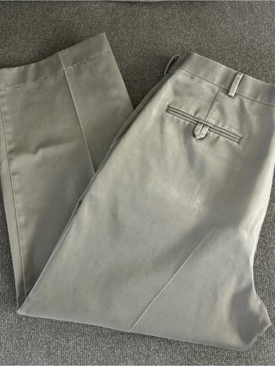 Dockers Light Gray Dress Pants - Straight Leg