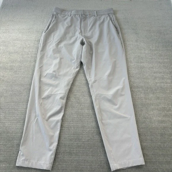 Fabletics The Only Pants Mens 32x29 Gray Classic Fit Golf Athleisure Office