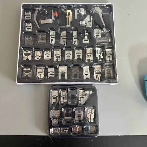 42pc Sewing Machine Presser Foot Set Multifunctional Kit for Low Shank Brother