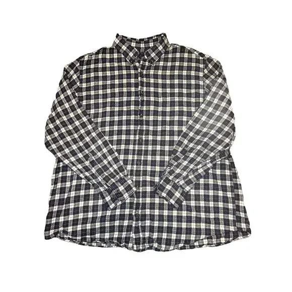 Saddlebred Mens Multicolor Plaid Classic Fit Collared Button Down Shirt Sz 2XLT‎