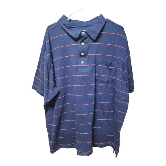 1647 - Blue King Size 3x polo Big & Tall
