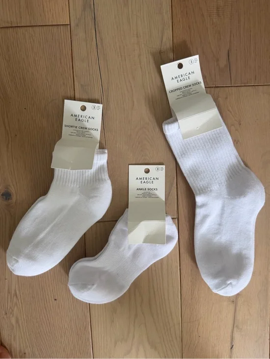 American Eagle Crew & Ankle Socks - 3-Pack