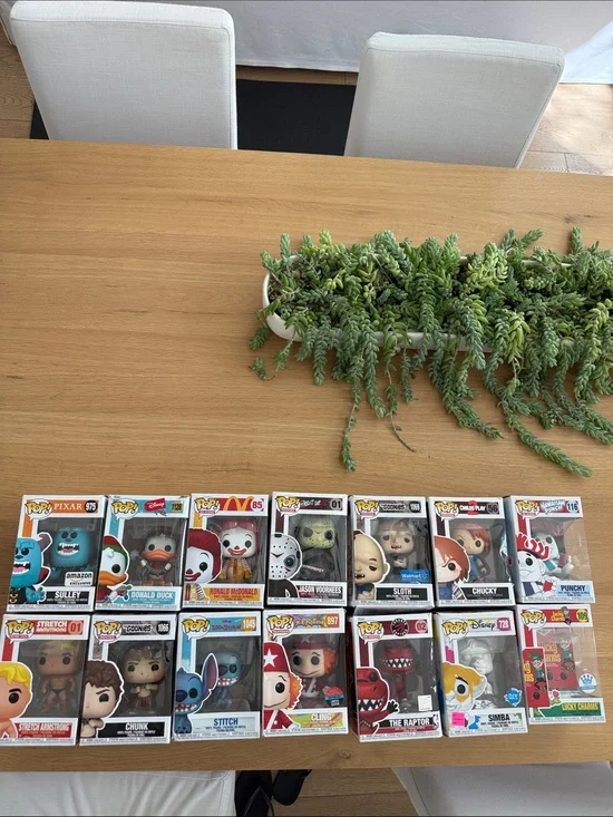 Funko Pop! Vinyl Figures - White, Red, Blue, Green, Black, Yellow