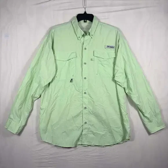Columbia PFG Performance Fishing Gear Long Sleeve Button