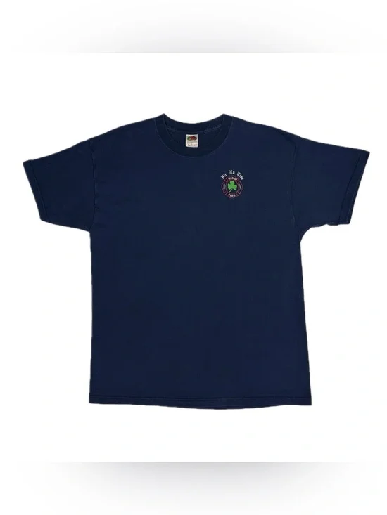 Vtg Y2K Fruit of the Loom Fir Na Tine Men of‎ Fire shamrock Irish t shirt men XL