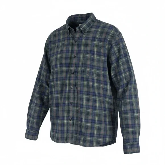 Denim & Supply Ralph Lauren Mens XXL Green Plaid Long Sleeve Button Down Shirt