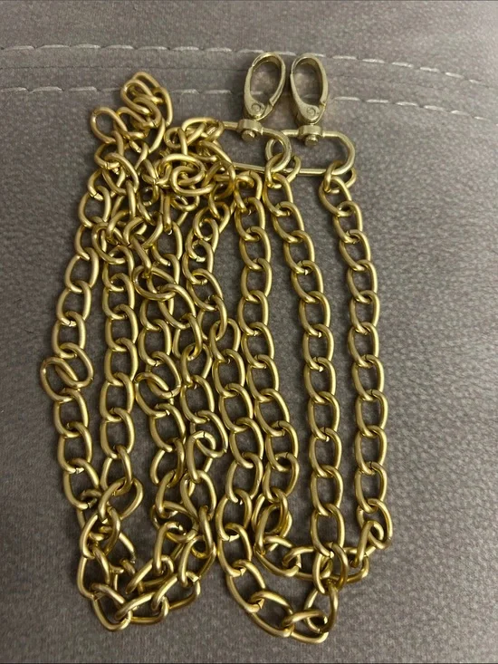 Gold Chain Strap for Women Accessories - Detachable Lobster Clasps62”