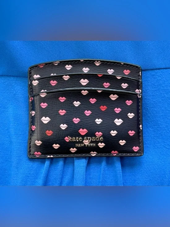 Kate Spade Sylvia Lips Card Holder