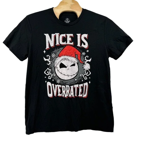 Disney The‎ Nightmare Before Christmas Jack Skellington Graphic T Shirt Mens XXL