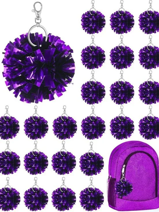 Cheerful Pom Pom Keychain | Fun Accessory for Bags, Keys & Backpacks