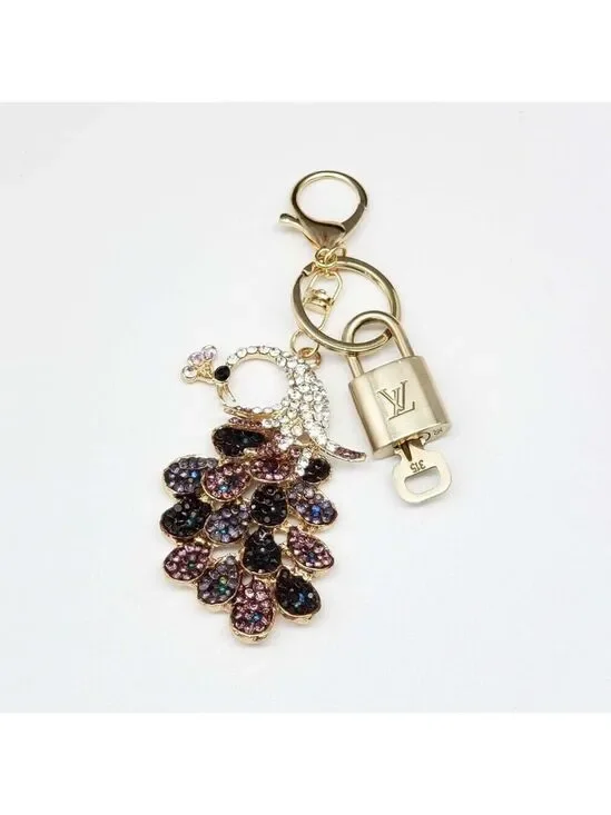 Louis Vuitton Gold Padlock 🔒 Key Set Authentic LV w/ Unbranded Keychain