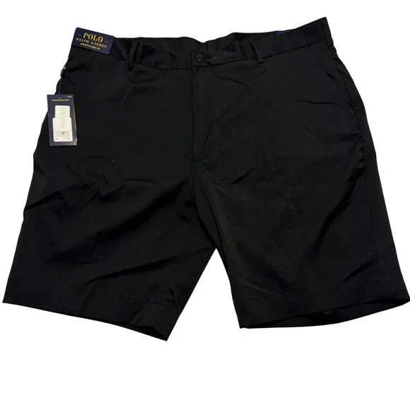 Polo Ralph Lauren Mens Performance Stretch Classic Fit Shorts Black 40 NWT