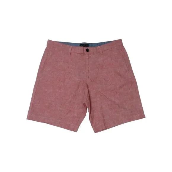 Banana Republic Men's Flat Front Shorts in Dusty Rose
