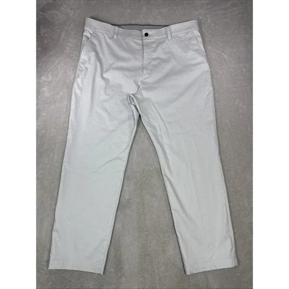 Nike Dri-FIT UV Slim-Fit Golf Chino Pants Photon Dust DA4130-025 Mens Size 40X30