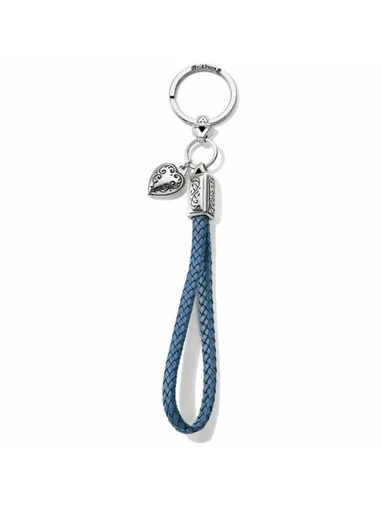 Brighton  Kings Road Key Fob NWT $55 E10166  Canyon Blue