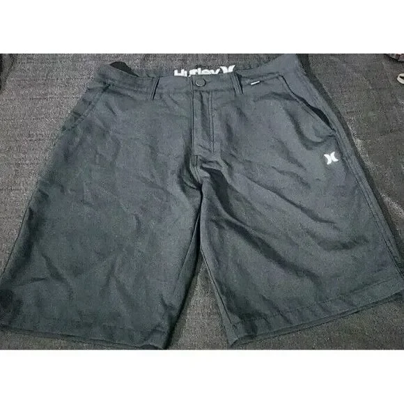 Hurley Men's Hybrid Shorts Quick Dry Polyester‎ Black size 32