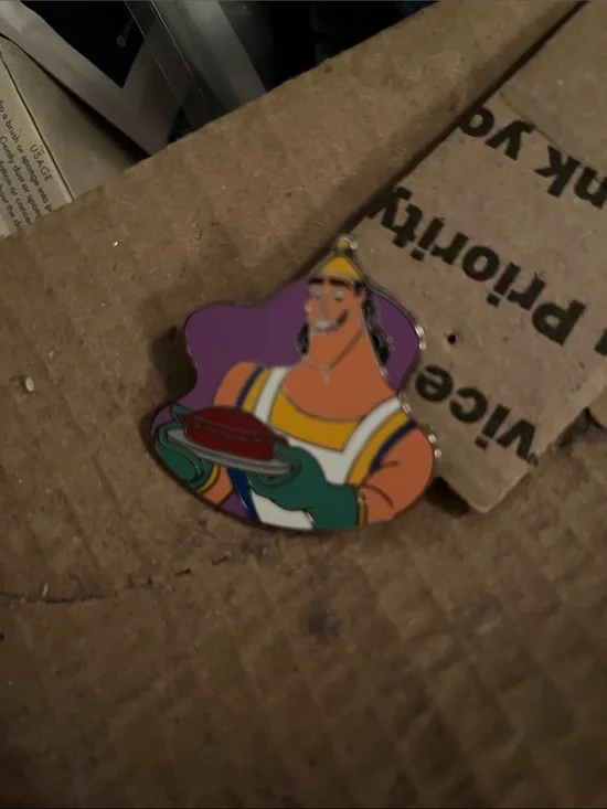 Disney mystery chef pin Kronk opened pin