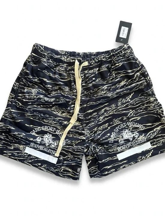 Darc Sport League Mesh Everyday Shorts Mens M Desert Tiger Camo 247/1000 NWT Lim