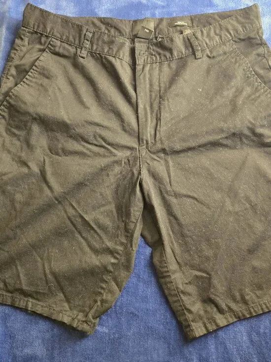 H&M Men's Slim Fit Shorts Black Waist 31