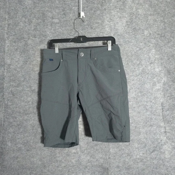 KUHL Renegade Shorts Mens 30 Gray Ripstop Hiking Technical Outdoor Active 10in