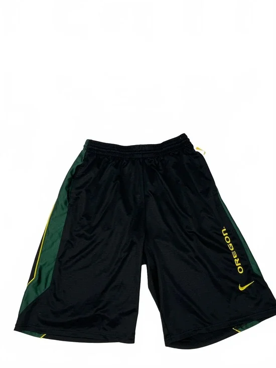 Nike Black/Green Oregon Ducks Athletic Shorts | Men’s L
