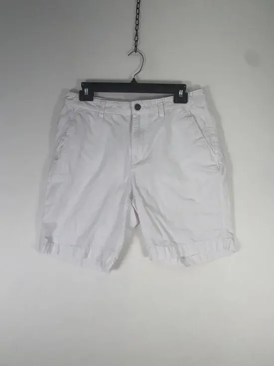 INC International Concepts Shorts Mens 31 White Chino Flat Front Casual Summer